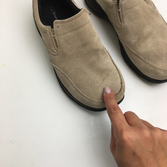 L.L.Bean Comfort Mocs Slip-On Suede Leather Shoes - Picture 2 of 7